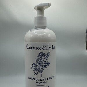 Crabtree & Evelyn NANTUCKET BRIAR Body Lotion 16.9oz 500 ml JUMBO With PUMP